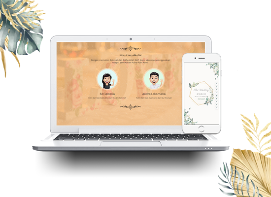 Tema undangan beautiful-floral