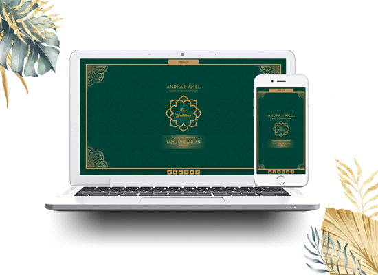 Tema undangan vintage-islamic